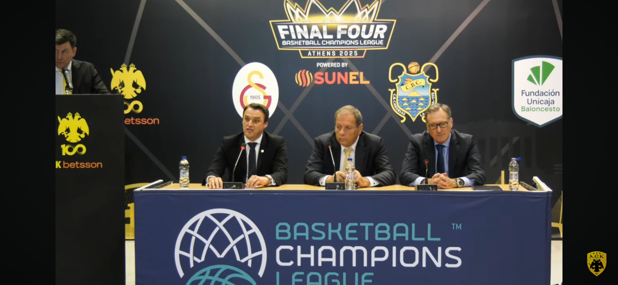 Live η συνέντευξη τύπου από την SUNEL Arena για το Final 4