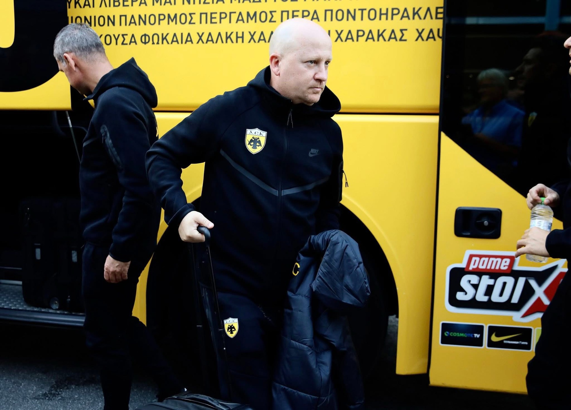 Η αναχώρηση της ΑΕΚ για την Σλοβενία (ΦΩΤΟ)